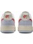 Air Force 1 Af1 07 Next Nature Leather Sneaker Cream Liliac Hakiki Deri Günlük Spor Ayakkabı Krem Lila 4