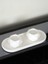 Şık Geometrik Beton Mumluk ve Oval Tabaklı Dekoratif Set, Ham Beyaz 7