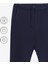 %100 Pamuk Premium Kumaş Kadın Pijama Altı Cepli Relax Fit Rahat Lastikli Ipli Terletmez Esnek Lacivert 2
