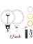 FM-12R Kumandalı 30 cm Işıklı Telefon Tutucu Ring Light 3