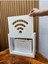 Beyaz Wifi ve Modem Saklama Kutusu, Duvar Üzerinde Düzenleyici ve Şık Tasarım 1