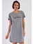 Kadın Büyük Beden Kısa Kol Gecelik , 410057 1