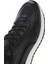 Erkek Siyah Bağcıklı Kalın Tabanlı Deri Casual Sneaker 25SFD6885FT 8
