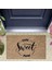 Siyah Kapı Önü Paspası Home Sweet Home Desen K-3298 1