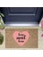 Pembe Kapı Önü Paspası Home Sweet Home Desen K-3289 1
