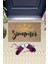Kahverengi Kapı Önü Paspası Hello Summer Güneş Desen K-3270 2