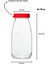 4 Adet 250 ml Şeffaf Sürahi Süt, Ayran, Su, Limonata, Meşrubat Şişesi Plastik Kapaklı Cam Şişe 2