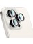 iPhone 16 Pro Max Uyumlu Alloy Serisi Oleofobik Anti Reflective Kamera Lens Koruyucu Gümüş 4