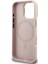iPhone 16 Pro Max Uyumlu Kılıf Guess Lisanslı M-Safe Şarj Özellikli Kamera Standlı Peony Kapak Pembe 7