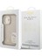 iPhone 16 Uyumlu Kılıf Guess Lisanslı M-Safe Şarj Özellikli Kamera Standlı Pu Deri Peony Kapak Bej 8