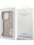 iPhone 16 Pro Max Uyumlu Kılıf Guess Lisanslı Metal 4g ve Yazı Logolu Kamera Standlı Kapak Pembe 8