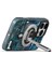 Technology Serisi Telefon ve Tabletler Için Magnetik Ring Stand Beyaz 5