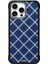 iPhone 16 Pro Max Uyumlu Kılıf M-Safe Şarj Özellikli Youngkit Argyle Serisi Kapak Mavi 1