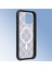 iPhone 16 Pro Max Uyumlu Kılıf M-Safe Şarj Özellikli Youngkit Argyle Serisi Kapak Mavi 3
