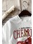 Kadın Beyaz Cherry Baskılı Regular Bisiklet Yaka T-Shirt 3
