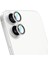 iPhone 16 Plus Uyumlu Alloy Serisi Oleofobik Anti Reflective Kamera Lens Koruyucu Gümüş 4