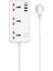 WI-S005 Gan Tech Teknolojili Çoklu Priz Power Strip 30W Beyaz 2