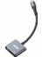 Go Des GD-UC160 2in1 Type-C To 3.5mm Aux Çevirici Ses Adaptörü Gri 1
