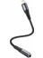 Go Des GD-UC166 Lightning To 3.5mm Aux Çevirici Örgülü Ses Adaptörü Gri 1