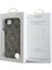 iPhone 16E Uyumlu Kılıf Guess Lisanslı M-Safe Uyumlu Pu Halkalı 4g Desenli Yazı Logolu Kapak Kahve 7
