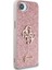 iPhone 16E Uyumlu Kılıf Guess Orjinal Lisanslı 4g Büyük Metal Logolu Glitter Kapak Pembe 4