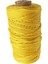 Makrome İpi 3mm Polyester Koyu Sarı 1
