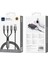 WI-C059 Titanlink Serisi 3in1 Usb-A To Lightning/type-C/micro Şarj ve Data Kablosu 66W 1.2m Gri 2