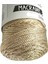 Makrome İpi 3mm Polyester Krem Simli 1