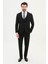 Düz Slim Fit Mono Yaka Klasik Yün Erkek Takım Elbise 45345 2