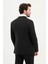 Düz Slim Fit Mono Yaka Klasik Yün Erkek Takım Elbise 45345 3