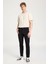 Erkek Normal Bel Slim Fit Siyah Chino Pantolon Texas Slim Pantolon- W12001 1