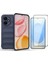 Honor 400 Kılıf Esnek TPU Oyuklu Arka Yüzey Tasarımlı Zore Etnik Silikon Kapak + Cam Ekran Koruyucu 1