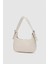 Muse Oval Baget Çanta Krem 2