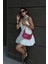 Muse Oval Baget Çanta Pembe 4