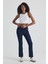 Kadın Pamuklu Crop Top Atlet Esnek Kaşkorse Ribanalı Bluz 3