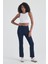 Kadın Pamuklu Crop Top Atlet Esnek Kaşkorse Ribanalı Bluz 4