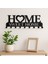 Şık Metal Anahtarlık Askılığı, Siyah, Giriş Için “home Sweet Home” Tasarımı 1