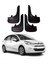 Citroen C3 2011-2015 Uyumlu Racing Yazılı 4'lü Tozluk Çamurluk Paçalık Modifiye 1
