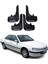 Peugeot 406 Uyumlu Racing Yazılı 4'lü Tozluk Çamurluk Paçalık Modifiye 1