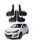 Hyundai I20 2011-2014 Uyumlu Racing Yazılı 4'lü Tozluk Çamurluk Paçalık Modifiye 1