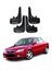 Mazda 323 Uyumlu Racing Yazılı 4'lü Tozluk Çamurluk Paçalık Modifiye 1