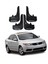 Kia Cerato 2009-2015 Uyumlu Racing Yazılı 4'lü Tozluk Çamurluk Paçalık Modifiye 1