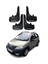 Citroen C3 2002-2010 Uyumlu Racing Yazılı 4'lü Tozluk Çamurluk Paçalık Modifiye 1