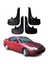 Honda Civic 1995-2001 Uyumlu Racing Yazılı 4'lü Tozluk Çamurluk Paçalık Modifiye 1