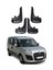 Fiat Doblo 2000-2010 Uyumlu Sports Yazılı 4'lü Tozluk Çamurluk Paçalık Modifiye 1