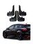 Ford Focus 4 Hb 2015-2018 Uyumlu Racing Yazılı 4'lü Tozluk Çamurluk Paçalık Modifiye 1