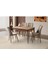 Kahverengi Nova Sandalye 130+35 Kelebek Milano Açılabilir Masa Takımı 1
