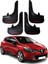 Renault Clio 4 Uyumlu Racing Yazılı 4'lü Tozluk Çamurluk Paçalık Modifiye 1