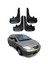 Honda City 2006-2009 Uyumlu Racing Yazılı 4'lü Tozluk Çamurluk Paçalık Modifiye 1