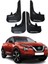 Nissan Juke Uyumlu Racing Yazılı 4'lü Tozluk Çamurluk Paçalık Modifiye 1